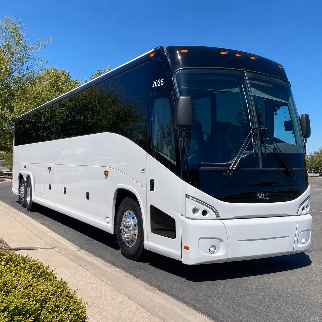 palm coast charter bus services exterior